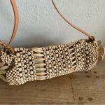 Aranaz Beaded Clutch Tan Photo 2