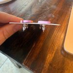 Halloween Stud Earrings Set – Ghosts, Candy Corn & Purple Pumpkins White Photo 1