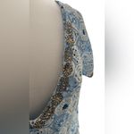 Lovers + Friends Anchored Down Mini Dress V Neck Watercolor Embroidered Medium Photo 5