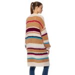 360 Cashmere 💕ROCKY BARNES x 💕 Joanne Striped Wool Alpaca Cardigan Small Photo 7