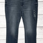 Sonoma NWT Charcoal Gray Denim Mid Rise Straight Leg Everyday Jeans Size 18P Photo 0