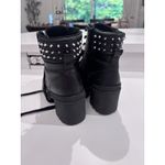 No Boundaries NOBO  Boots Womens Black Studded Combat Lug Sole Ankle Chunky 7.5 Photo 1