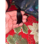 La Regale Women's  Black Iridescent Clutch One Size Photo 3