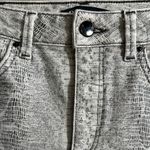 ZARA  Snake skin high rise skinny jeans size 8 Photo 3