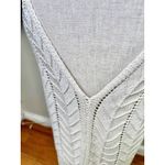 Velvet Heart Women’s Sleeveless Open Knit Crochet Cream Tank Top Adjustable Sz L Photo 5