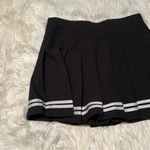 Pleated Mini Skirt Black White Stripe Cheer Skater 2XL Size 2X Photo 6