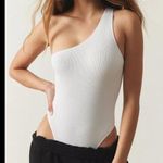 Urban Outfitters  Out From Under Ribbed one shoulder asymmetrical BodySuit Size M Photo 0