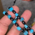 Handmade Stone bracelet double wrap 14” long western rodeo‎ Photo 2