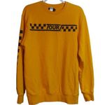 Justin Bieber Team Bieber World Tour Yellow Crew Neck SweatShirt Uni Merch Casual Size Small Photo 0