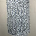Loft Outlet Longline Blue White Marled Sleeveless Duster Cardigan Large Photo 8