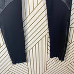 Sandro Black Leather Panel Ponte Leggings Photo 6