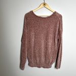 Mudd  Pink Chenille V Neck Sweater Photo 4