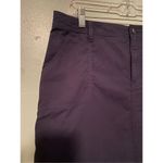Croft & Barrow  Navy Blue Stretch Cargo Skort Size 14 Photo 2
