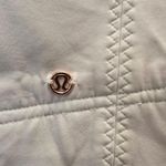 Lululemon {4} Var-City Bomber Jacket White Heathered Naked Butter Pink Photo 7