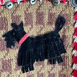 Susan Bristol Vintage  Scottie Dog Cardigan Zip Up Sweater Size Petite Medium Photo 2