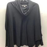 Fever Size Small Black Knit Cowl Neck Tunic Faux Wrap Sweater Top. Preowned Photo 0