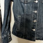 Calvin Klein Jeans Denim Jacket Womens Large Button Up Stretch Photo 2