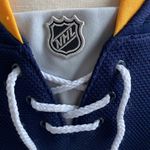 NHL BUFFALO SABERS Hockey Jersey Womens Sz Small Number 28 Zemgus Girgensons Blue Photo 6