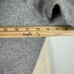 Belle France 100% Cashmere Sweater Women M Gray Cream Tunic Soft Cozy Minimalist Size M Photo 6