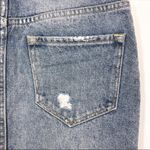 All Saints Kim Raw Hem Distressed Denim Jean Mini Skirt Photo 4