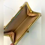 Vintage Metallic Gold Evening / Special Occasion Clutch Purse Handbag Wristlet Photo 3