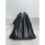 David Tate Social‎ Black Knit Shoes Size 10 Leather Lining Fabric Loafers NEW Photo 3