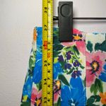 ZARA Colorful Floral High Waisted Trousers Dress Pants Pleated Women size Large Photo 7