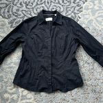 Riders By Lee Rider’s by Lee Button Down Slimming Top Black Large Photo 0