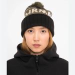 Armada Jacquard Knit Pom Beanie. New With Tags. Unisex Black Photo 5