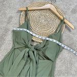 Aerie Women’d Long Wrap Tie One Piece Full Coverage Swimsuit in Green L Photo 12