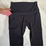 Lululemon  Athletica black full length Classic Black Leggings size 12 peloton Photo 6