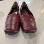 Villager by Liz Claiborne Thrill Comfort Leather Slip On Loafers Women's 8 Red Photo 4