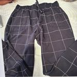ALBION FIT Albion Black Checkered Pants Photo 0