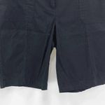 Karen Scott Black Straight Fit Tailored Chino Short Photo 4