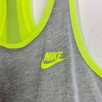 Nike Gray Neon Mesh Racerback Tank Top Small Photo 1