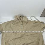 Blue B. Size M Movement Solid Honey Dove Beige Pullover Snap Hoodie Sweatshirt Size M Photo 11
