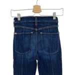 Alice + Olivia Alice + Olivia Good High Rise Skinny Jeans Pintuck Dream On Dark Blue Size 24 Photo 8