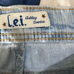 LEI Ashley Lowrise (junior) non stretch Light Blue Distressed Jean Shorts Size undefined Photo 8