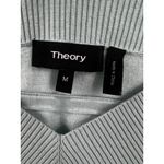 Theory  Women's Deep V Neck Rib‎ Wool Sweater Stretch Long Sleeve Mint Size M Photo 2