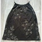 Ann Taylor LOFT | Women’s Embroidered Floral Sleeveless Tank Top | Large Photo 1