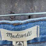 Madewell Blue Cut-Off Jean Shorts Distressed Style Photo 1