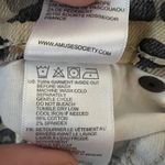 Amuse Society Leopard Print High Rise Jeans Size 27 Crop Ankle Frayed Hem Photo 8