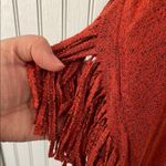 i jeans by Buffalo Burnt Orange Sleeveless Fringe Tank Top | Large Photo 3