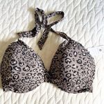 Shade & Shore  Bikini Top Lightly Lined Leopard Size 38DD Photo 1