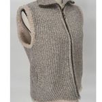 Sugarbird Vintage Sweater Vest Women's Size medium Beige Acrylic/Wool Lining Photo 9