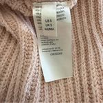 Free People  Marlie Ribbed Pullover Sweater Collared Polo Oversized Dusty Pink Photo 11