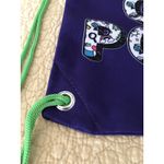 Girl Scouts Girl Power Black & Purple‎ Drawstring Backpack Tote Bag NEW Canvas Photo 2