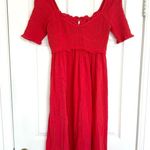 Free People  Coral Red Sunshine Season Maxi Dress S Photo 1