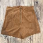 Jealous Tomato Faux Suede Tan Skirt / Skort Photo 3