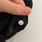 Lululemon NWOT women’s black Pitti yoga built in cami bra ruffle active tank top Photo 6